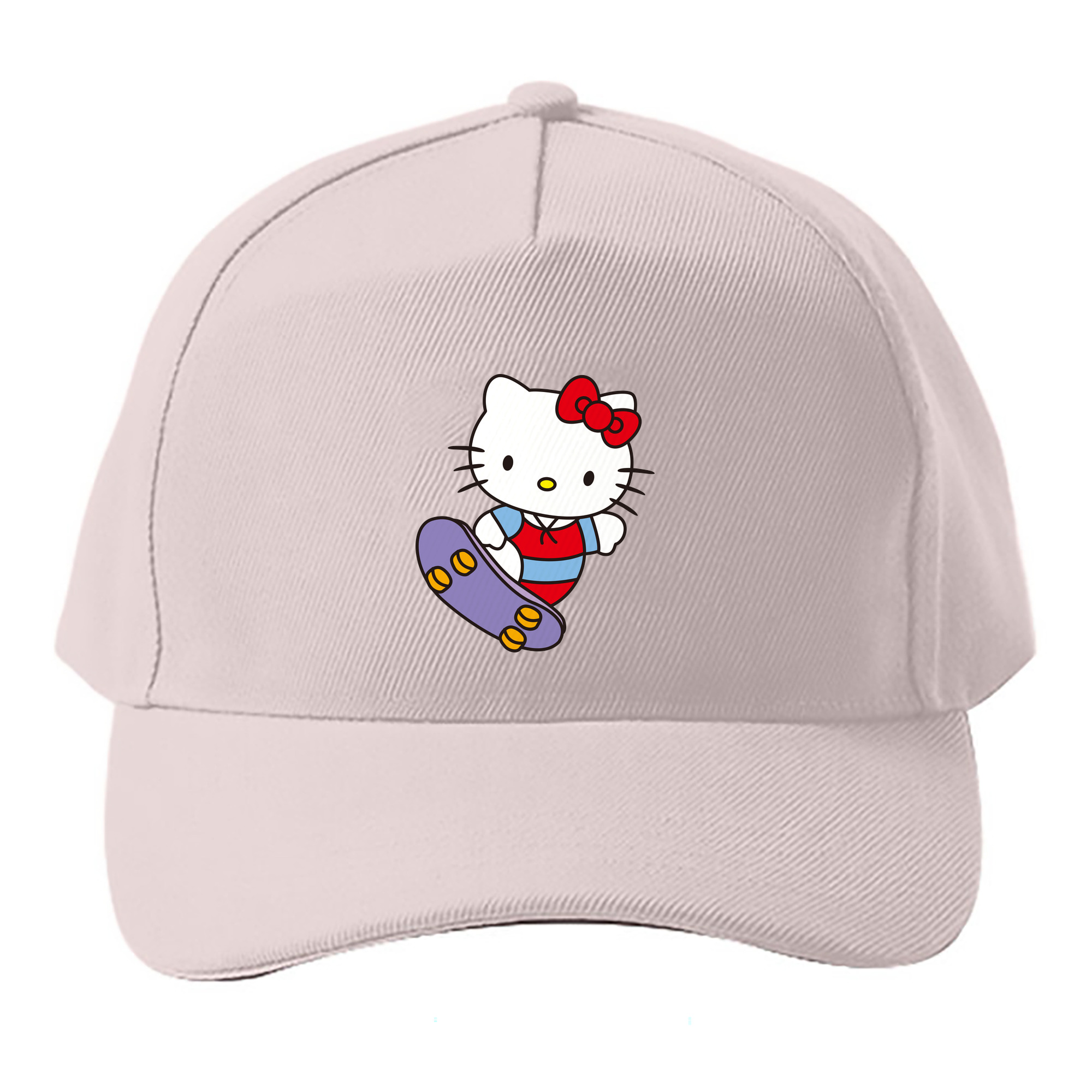 （画像用） Hello Kitty ハローキティ ベースボールキャップ 綿100％ 男女兼用 帽子 スポーツ